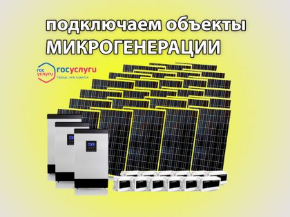 Солнечную электростанцию теперь можно подключить через «Госуслуги»